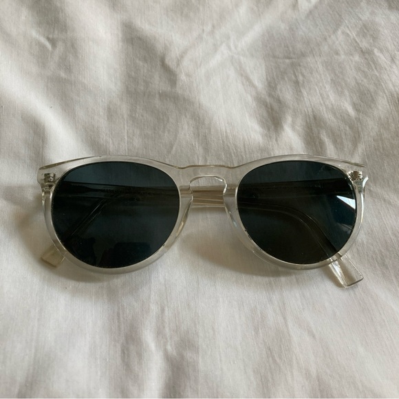 Warby Parker Sunlasses Eyeglasses HASKELL 500 52-22-145 Clear Crystal Frames - Picture 1 of 6